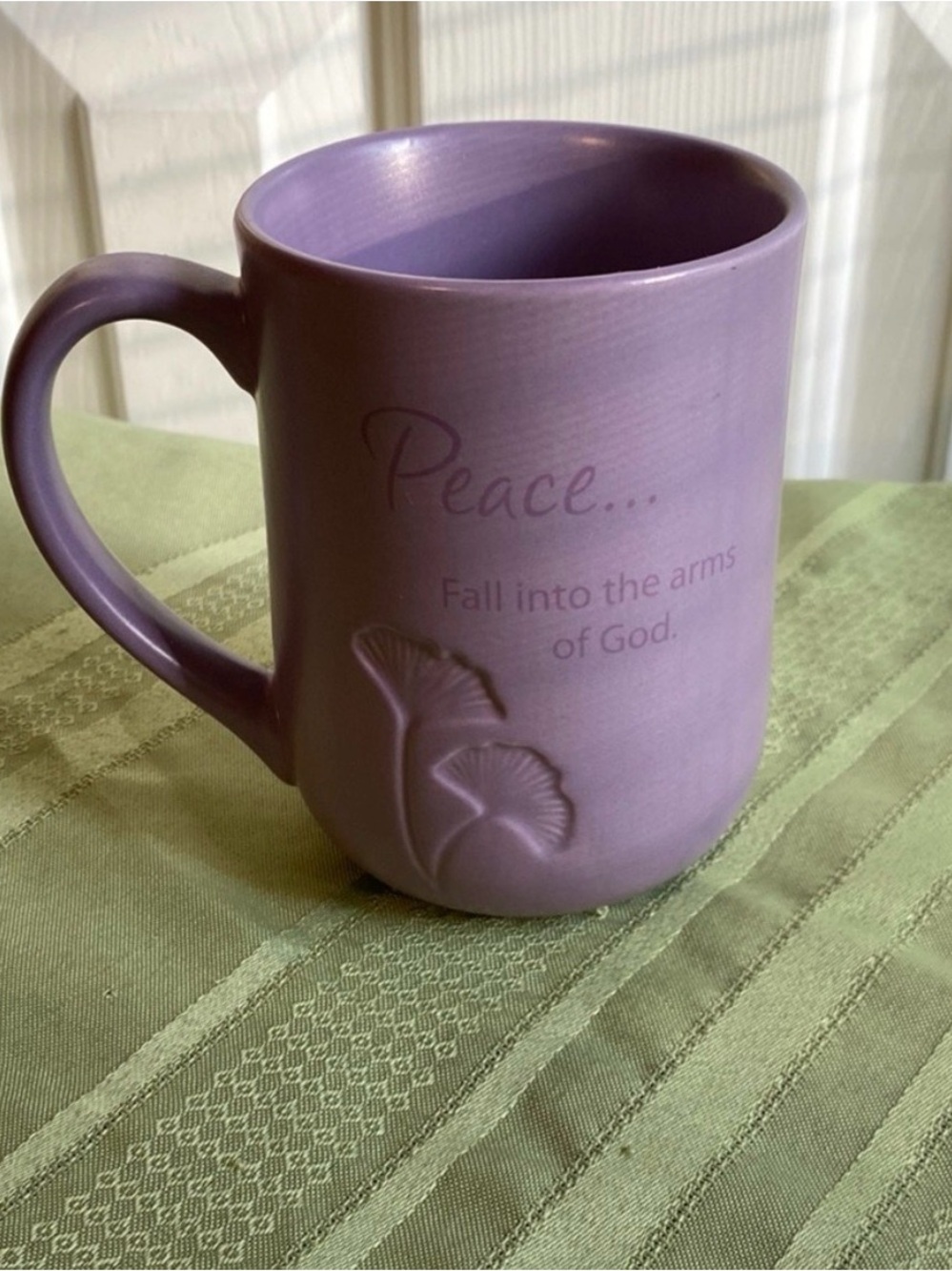 Peace Lavender Ceramic Mug